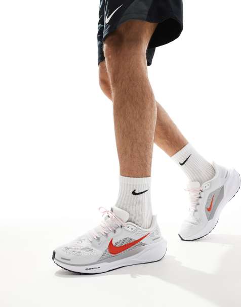 Nike Running Air Zoom Pegasus 41 sneakers in white and red - view 1