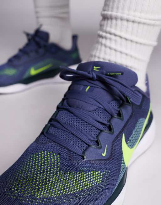 Nike Running - Air Zoom Pegasus 41 - Sneakers viola e gialle, 5 di 5