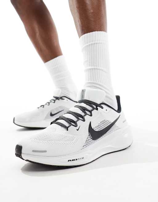 Nike Running Air Zoom Pegasus 41 trainers in white and black ASOS