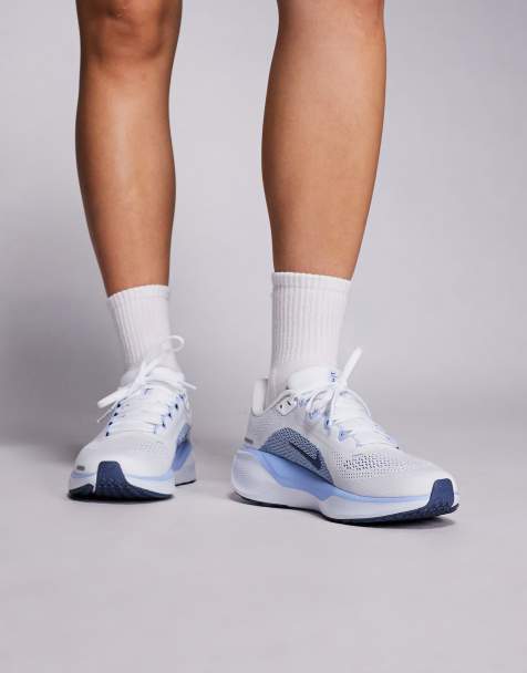 Nike Running Air Zoom Pegasus 41 trainers in white and blue - view 1