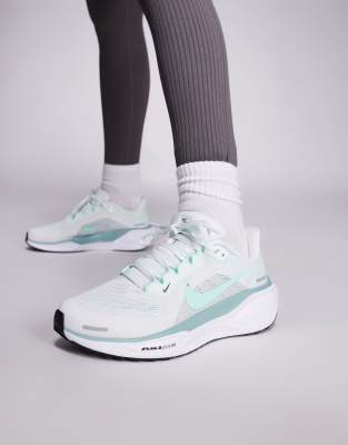 Nike Running – Air Zoom Pegasus 41 – Vita och gröna träningsskor - view 1