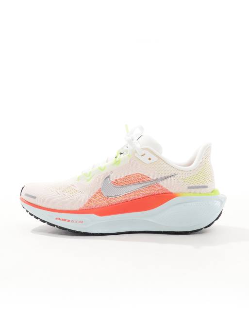 Nike Running – Air Zoom Pegasus 41 – Vita och röda träningsskor, 2 av 5