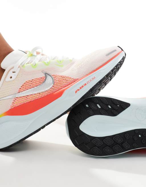 Nike Running – Air Zoom Pegasus 41 – Vita och röda träningsskor, 3 av 5