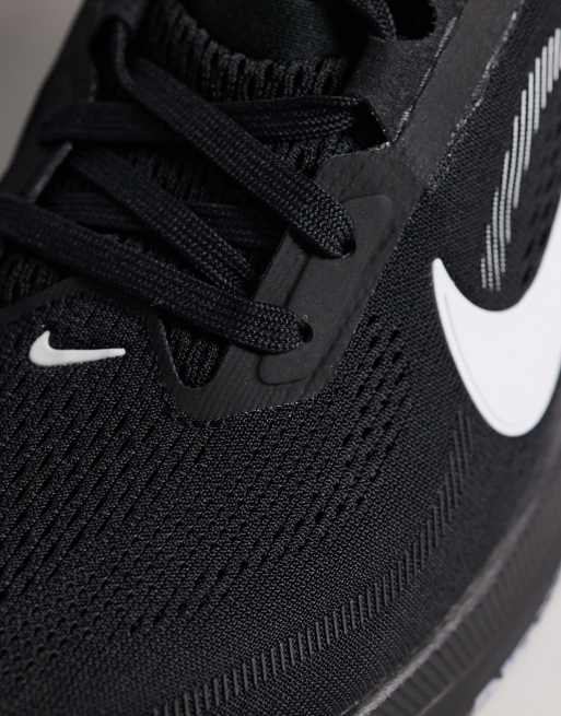 Nike Running Air Zoom Pegasus 42 baskets noires et blanches, 4 de 5