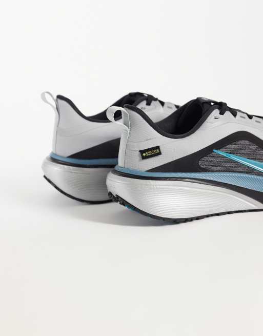 Nike Running Air Zoom Pegasus 42 Gore-Tex baskets en gris, noir et bleu, 2 de 5