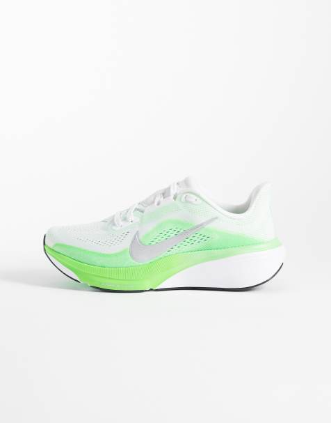 Nike Running Air Zoom Pegasus 42 sneakers i hvid og grøn - view 1