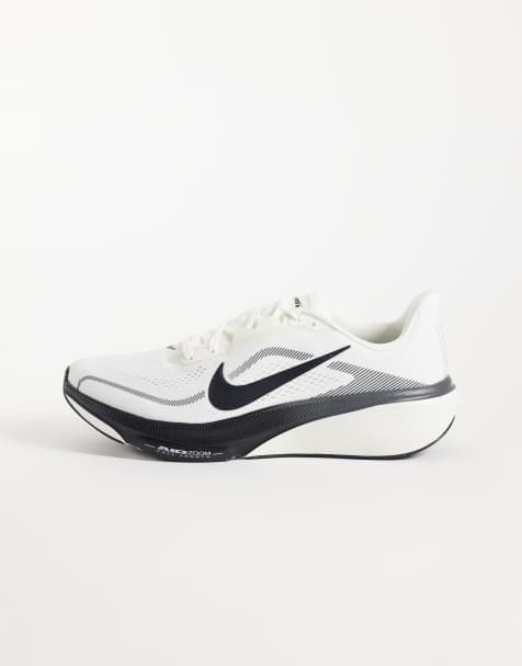 Nike Running Air Zoom Pegasus 42 trainers in off white & black - view 1
