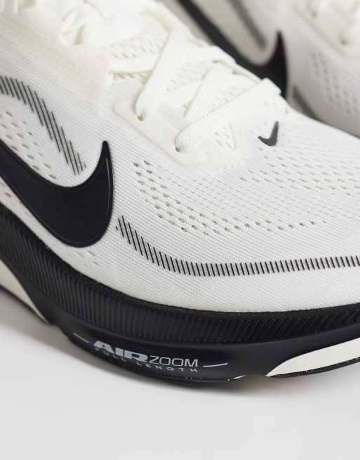 Nike Running Air Zoom Pegasus 42 trainers in off white & black, 4 of 5