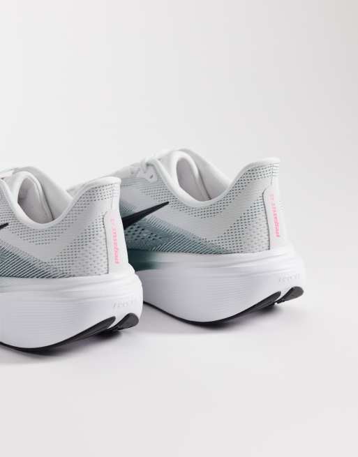 Nike Running Air Zoom Pegasus 42 trainers in white and grey, 2 of 5
