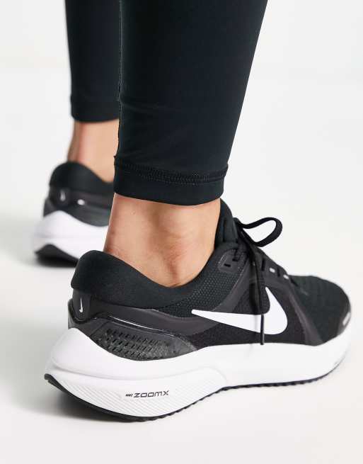 Nike Running Air Vomero 16 sneakers in black and white | ASOS