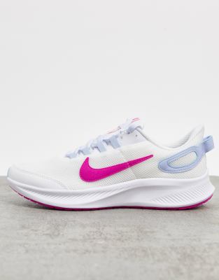 nike blanc et rose