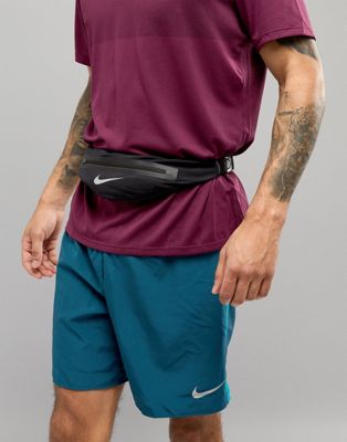 Nike Running angled waistpack in black 