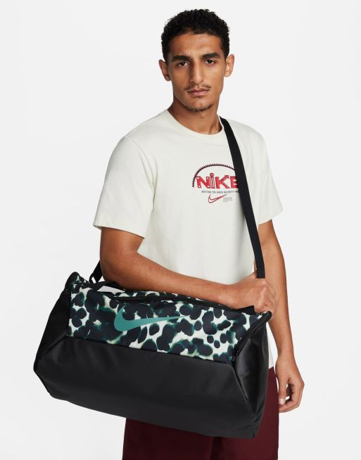 Nike Running Brasilia all over print duffle bag