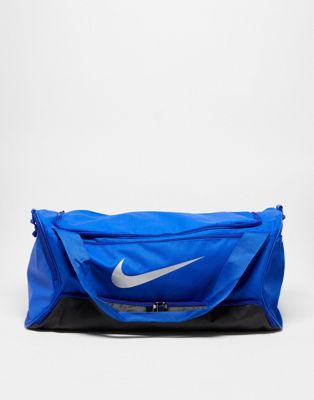 Nike Running Brasilia duffle bag in royal blue