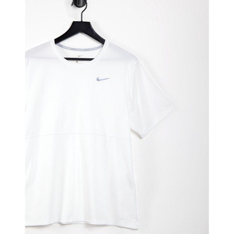 Activewear Uomo Nike Running - Breathe - T-shirt bianca