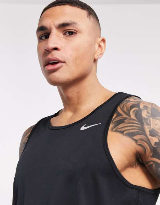 Nike Running Breathe vest in black