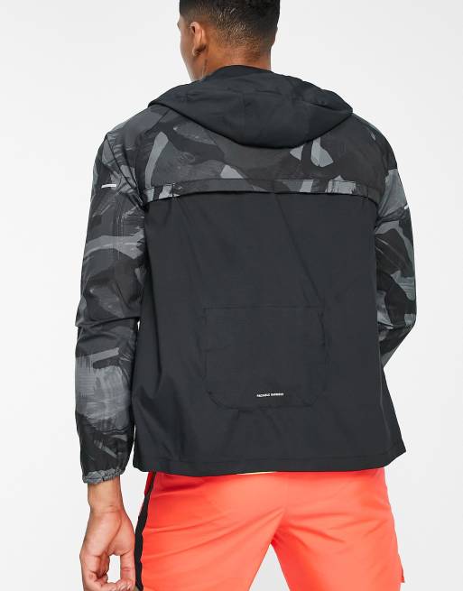 nike grey camo jacket