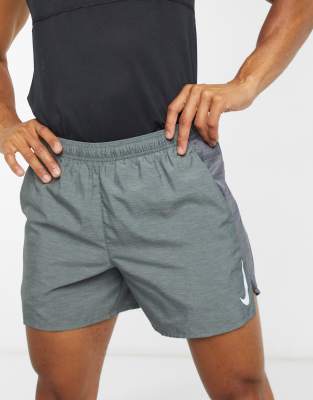 nike 5 inch shorts grey