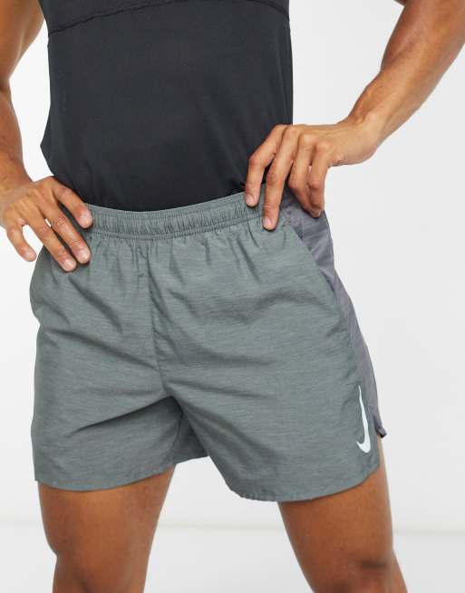 Nike Running Challenger 5 inch short in grey ASOS