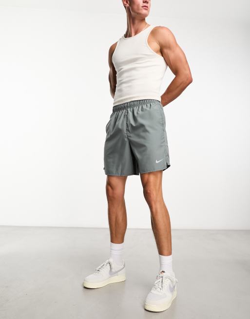 Nike Running Challenger 7 inch Dri FIT shorts in grey