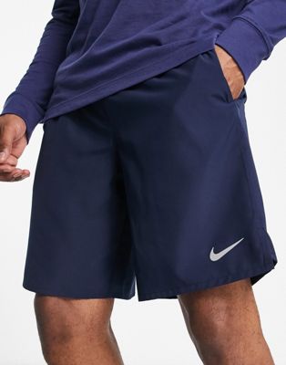 Nike Running Challenger 9in Dri-Fit shorts in navy - ASOS Price Checker