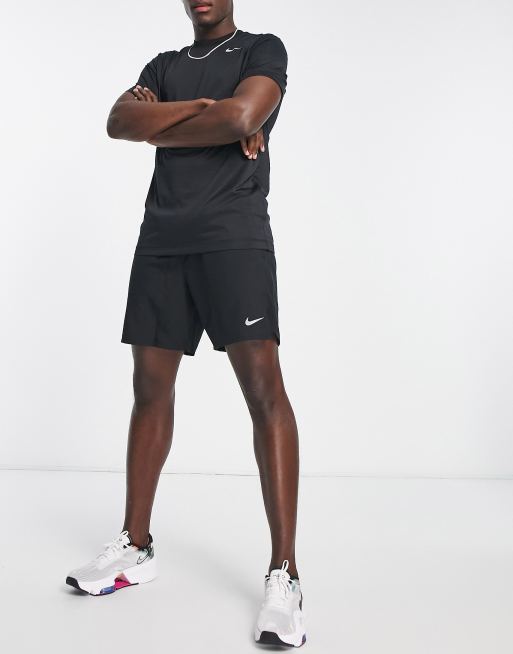 Nike Running – Challenger – Dri-FIT – 2-i-1 – Svarta shorts på 7 tum, 3 av 4