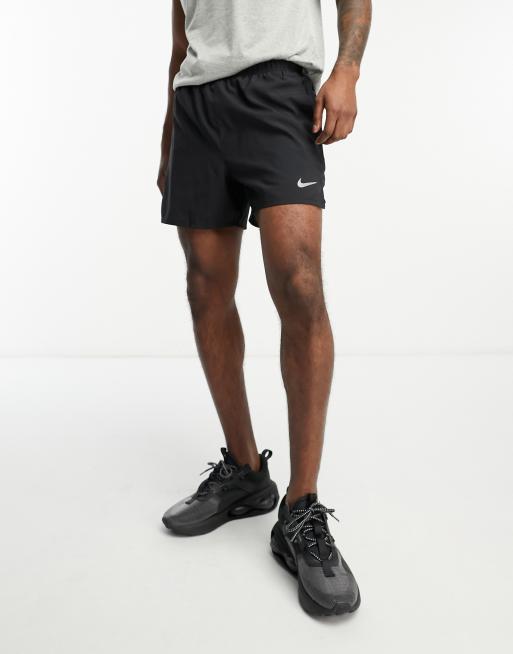 Nike Running Challenger Dri FIT 5 inch shorts in black