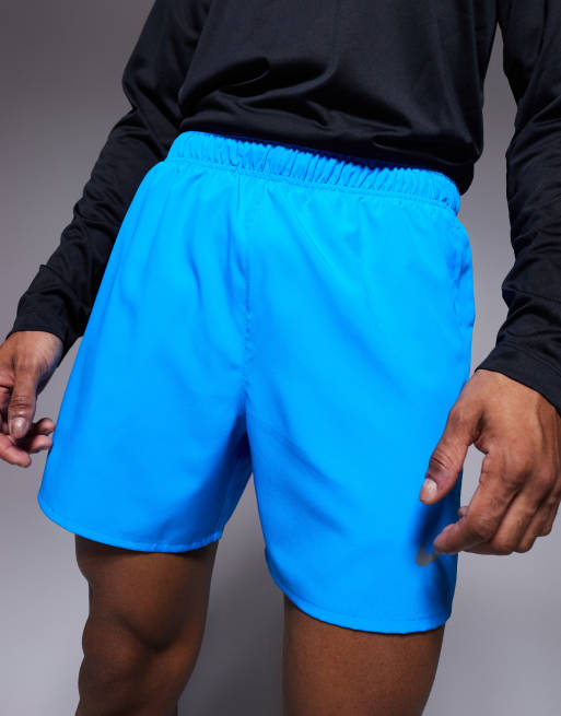 Nike Running Challenger Dri-FIT 5 inch shorts in blue, 4 of 5