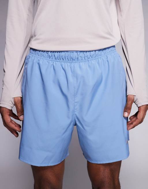 Nike Running Challenger Dri-FIT 5 inch shorts in blue, 4 of 5