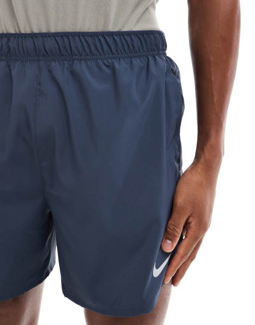Nike Running Challenger Dri-FIT 5 inch shorts in dark blue, 4 of 5