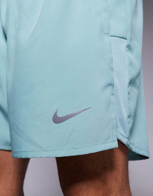 Nike Running Challenger Dri-FIT 5 inch shorts in green, 4 of 5