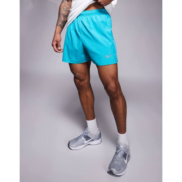 Nike Running Challenger Dri-FIT 5 inch shorts in teal | ASOS
