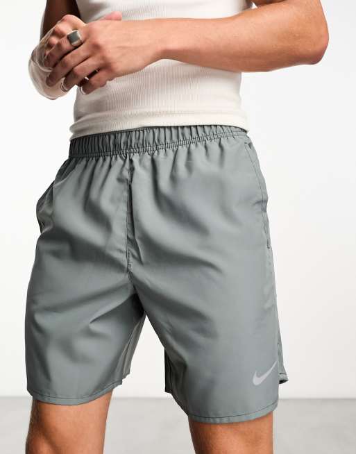 Nike Running Challenger Dri FIT 7 inch shorts in grey