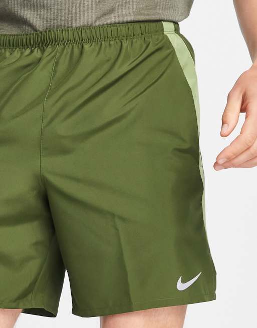 Khaki green nike shorts hotsell