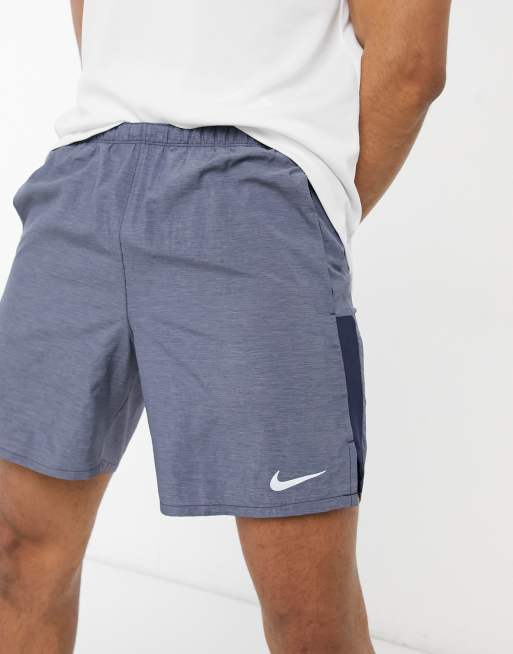 Nike Running Challenger Dri FIT 7 inch shorts in navy