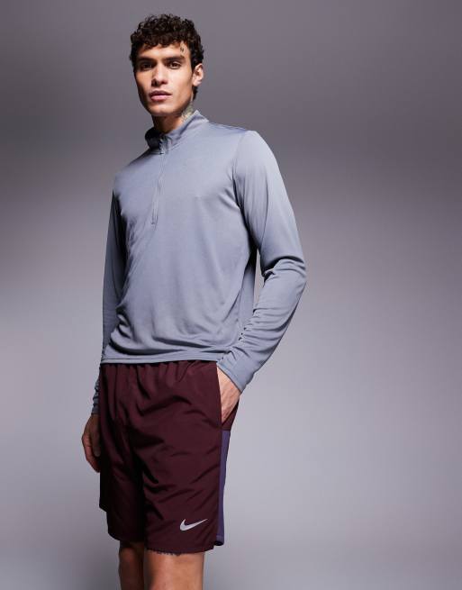 Nike Running – Challenger Dri-FIT – Bordowe szorty o długości 7 cali, 5 z 5
