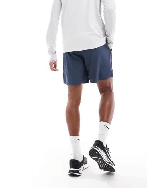 Nike Running – Challenger Dri-FIT – Granatowe szorty 2 w 1 o długości 7 cali, 2 z 5