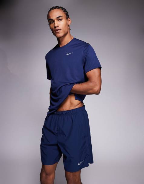 Nike Running – Challenger Dri-FIT – Granatowe szorty o długości 7 cali - view 1