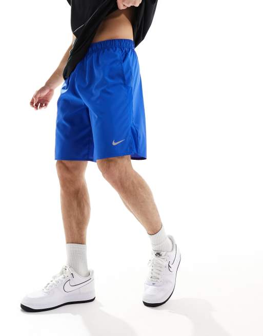 Nike Running – Challenger Dri-FIT – Niebieskie szorty o długości 9 cali