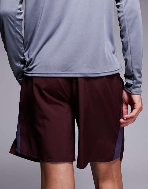 Nike Running - Challenger Dri-FIT - Pantaloncini bordeaux da 7", 3 di 5