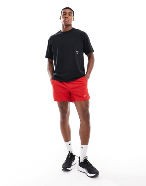 Nike Running - Challenger Dri-FIT - Pantaloncini rossi 2 in 1 da 5" - view 1