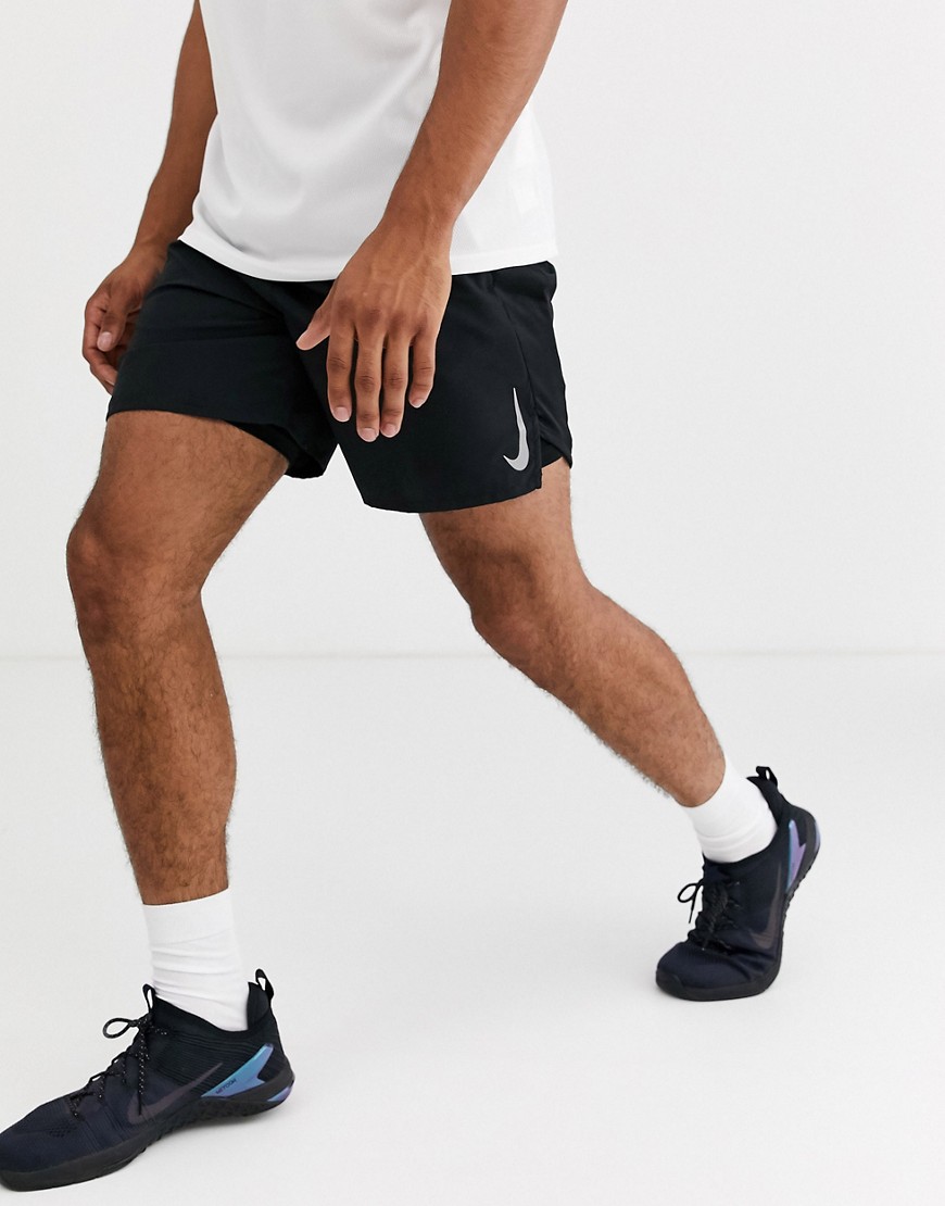 Nike Running - Challenger - Pantaloncini 7'' 2-in-1 neri-Nero