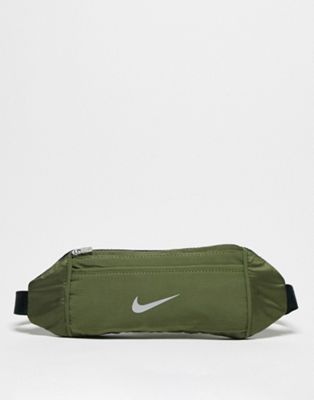 Nike Running Challenger small waistpack in khaki - ASOS Price Checker