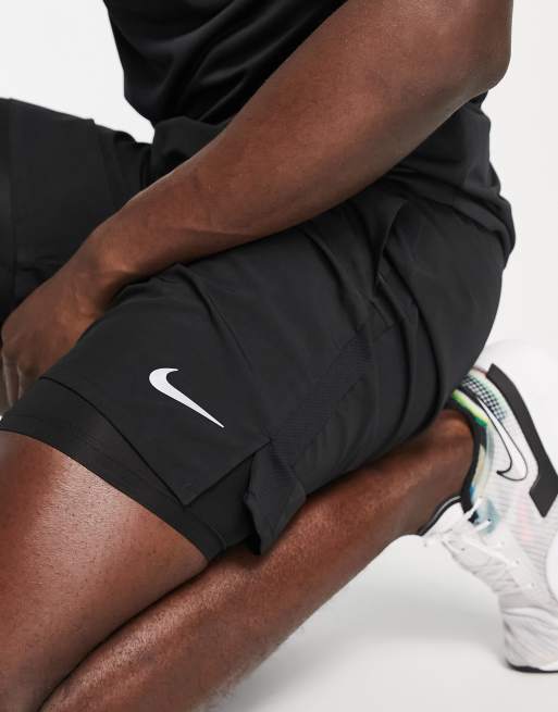 Nike Running Challenger Short pouces 2-en-1 en tissu Dri-FIT
