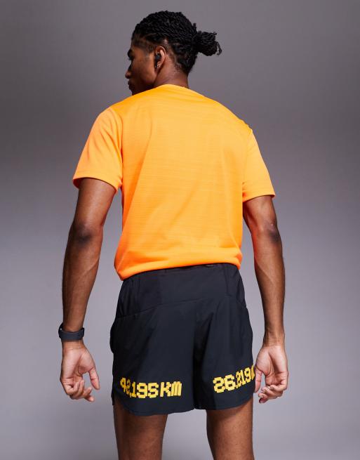 Nike Running – City Marathon Dri-FIT Stride – Czarne szorty o długości 5 cali, 3 z 5