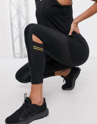 nike leggings with mesh cutouts