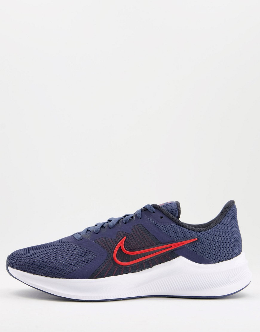 Nike Running Downshifter 11 trainer in blue