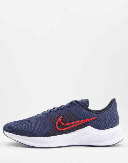 Nike Running Downshifter 11 trainer in blue ASOS