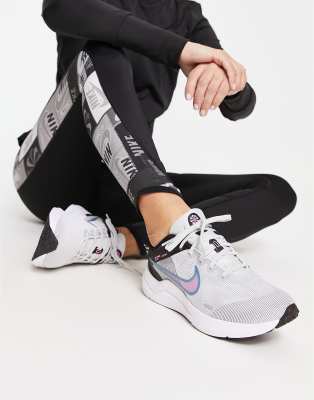 Nike Running Downshifter 12 trainers in white | ASOS