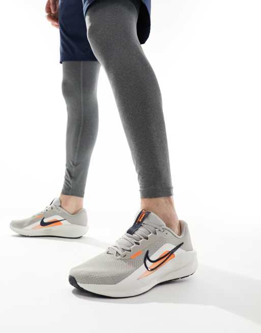 Nike Running - Downshifter 13 - Baskets - Gris et orange, 4 de 4
